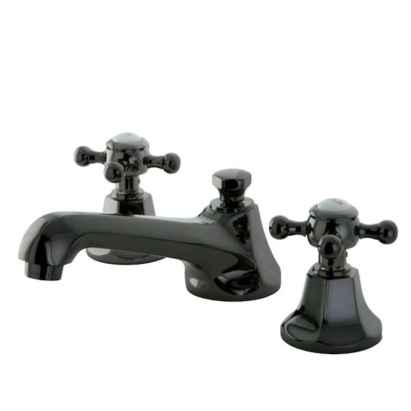 NS4460BX 8" Widespread Bathroom Faucet, Black Stainless Steel